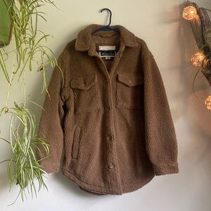 Brown Sherpa Jacket